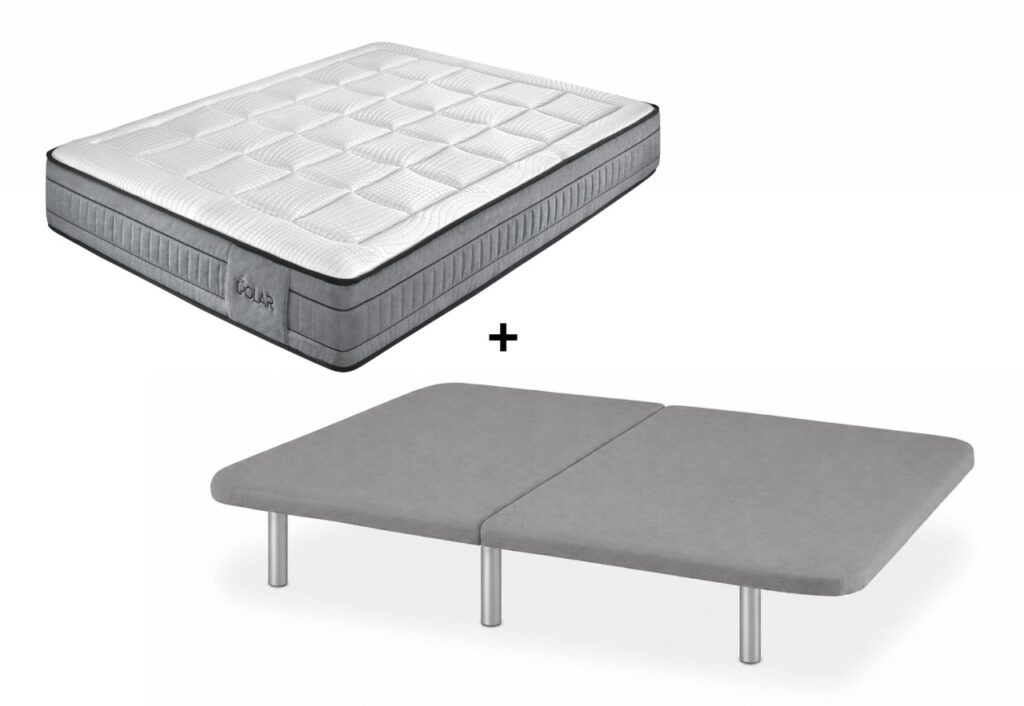 Colchón Polar + base tapizada